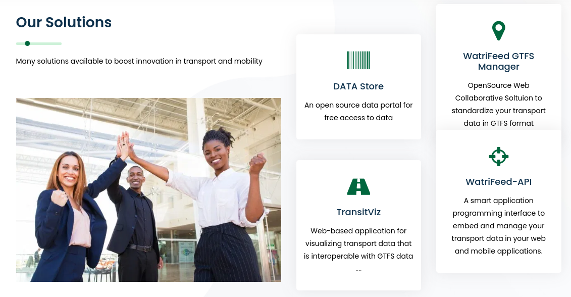 The components of the <a href="/DataTransport1/">Data Transport-Think Tank</a>  project :
- Data collect &amp; #Mapping
-Data Store
-WatriFeed #GTFS Manager
-WatriFeed-#API
-TransiitViz ...

data-transport.org

#Africa #Mobility #Transportation #Transport #Data
#Dataviz #OpenData