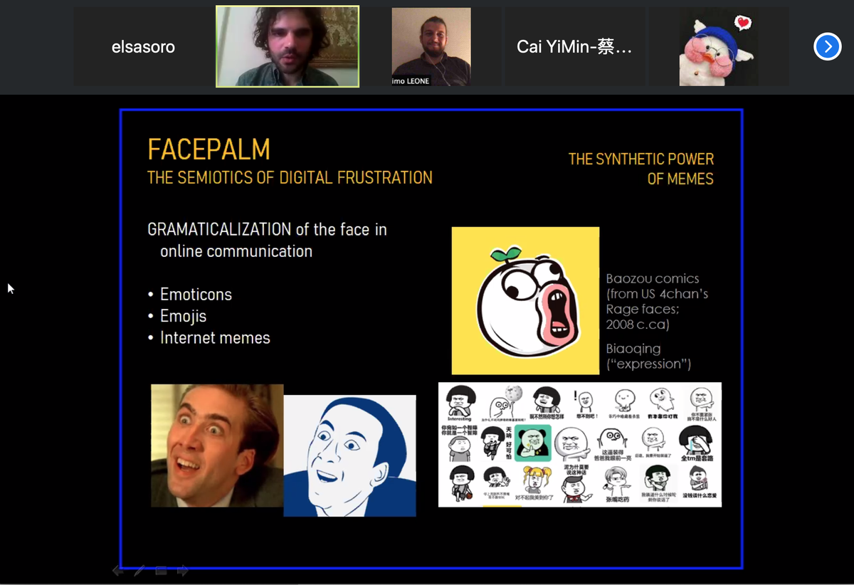 FacetsU's tweet photo. Online now on  @zoom_us with Professor Marino (@FacetsU)  on #Facepalm #Digital #faces https://t.co/ag1qVoCxl7 https://t.co/BIgHnY3SAJ