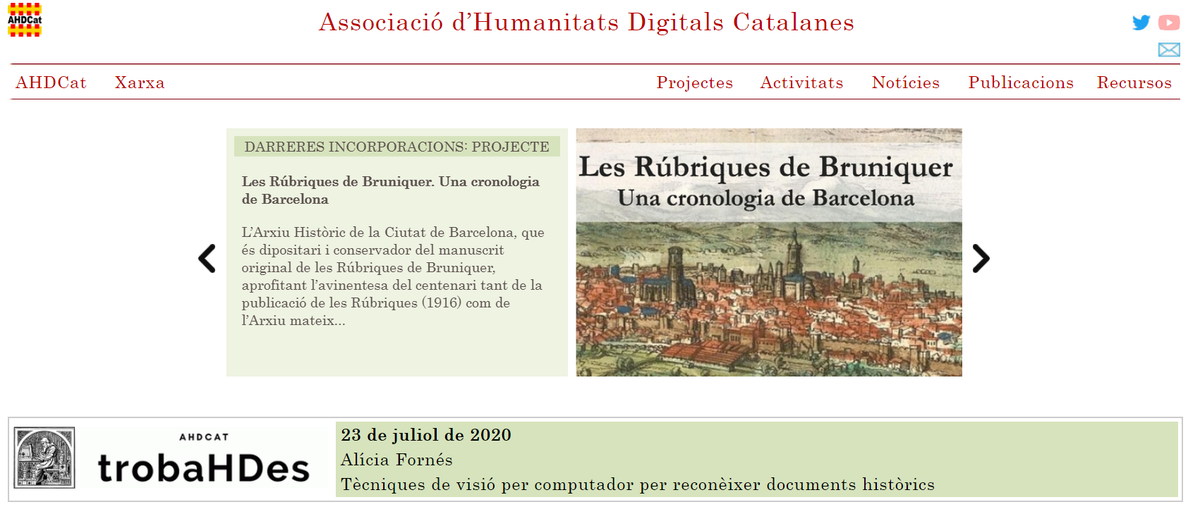 HuDiCat's tweet photo. La web de l'Associació segueix evolucionant: aquests dies n'hem millorat el disseny i hem afegit nous recursos i noves notícies. No deixeu de fer-nos una visita a https://t.co/CqzMZlTFRK !

I per estar al dia, inscriviu-vos a la llista de correu! 
👉 https://t.co/Tm3FZ2Jyie https://t.co/rPKQyoIgEK
