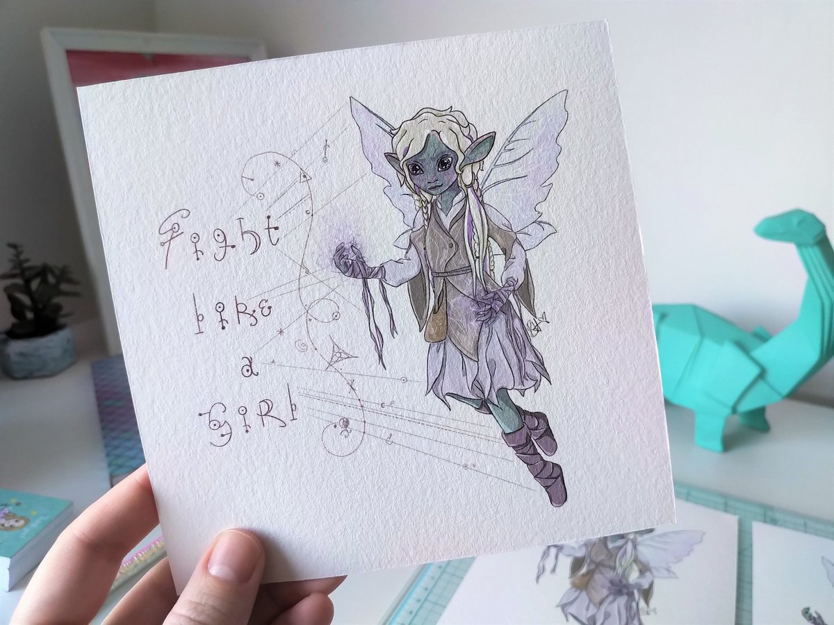 weesleepybee's tweet photo. Only 6 of these left! ~ Fight like a Girl! Deet Art Print ~ Dark Crystal Age of Resistance inspired Deethra drawing by puppeteer Beccy Henderson,  https://t.co/1RvZ93Yryk #gelfling #deet #darkcrystal #signedprints #fightlikeagirl https://t.co/sjtTMfwlZj