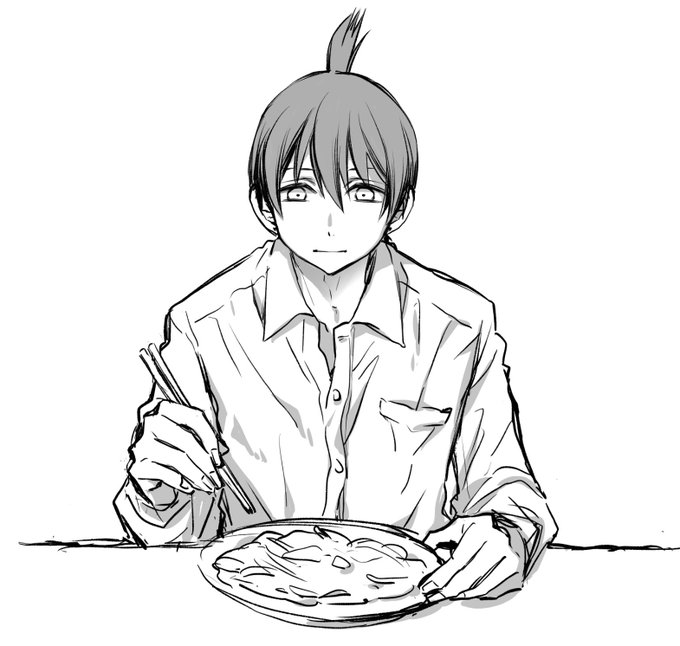 72話でモヤシとソーセージry食べて「うん…」って言ってる早パイの表情が一番すき #チェンソーマン 