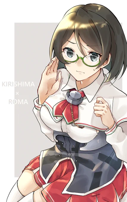 ローマの格好した霧島さん #艦これ 