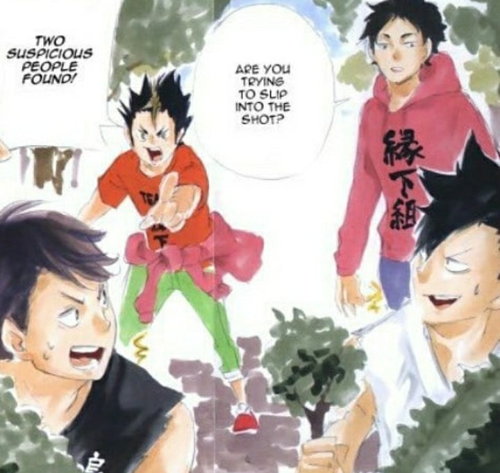 taama_san's tweet photo. Just here to remind everyone that Haikyuu is ending and these two are yet to meet each other :') https://t.co/MtTF38jAn5