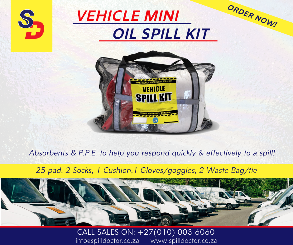 doctor_spill's tweet image. Spill Doctor vehicle mini oil spill kit! Keep it in your car/truck.
#healthandsaftey #spilldoctor #flammablestorage #steelstores #southafrica #spillcleanup #flammablesafetycabinet #eyewashshowers #spillpallets #spillabsorbents #riskprevention #healthandsafteyproducts #fire
