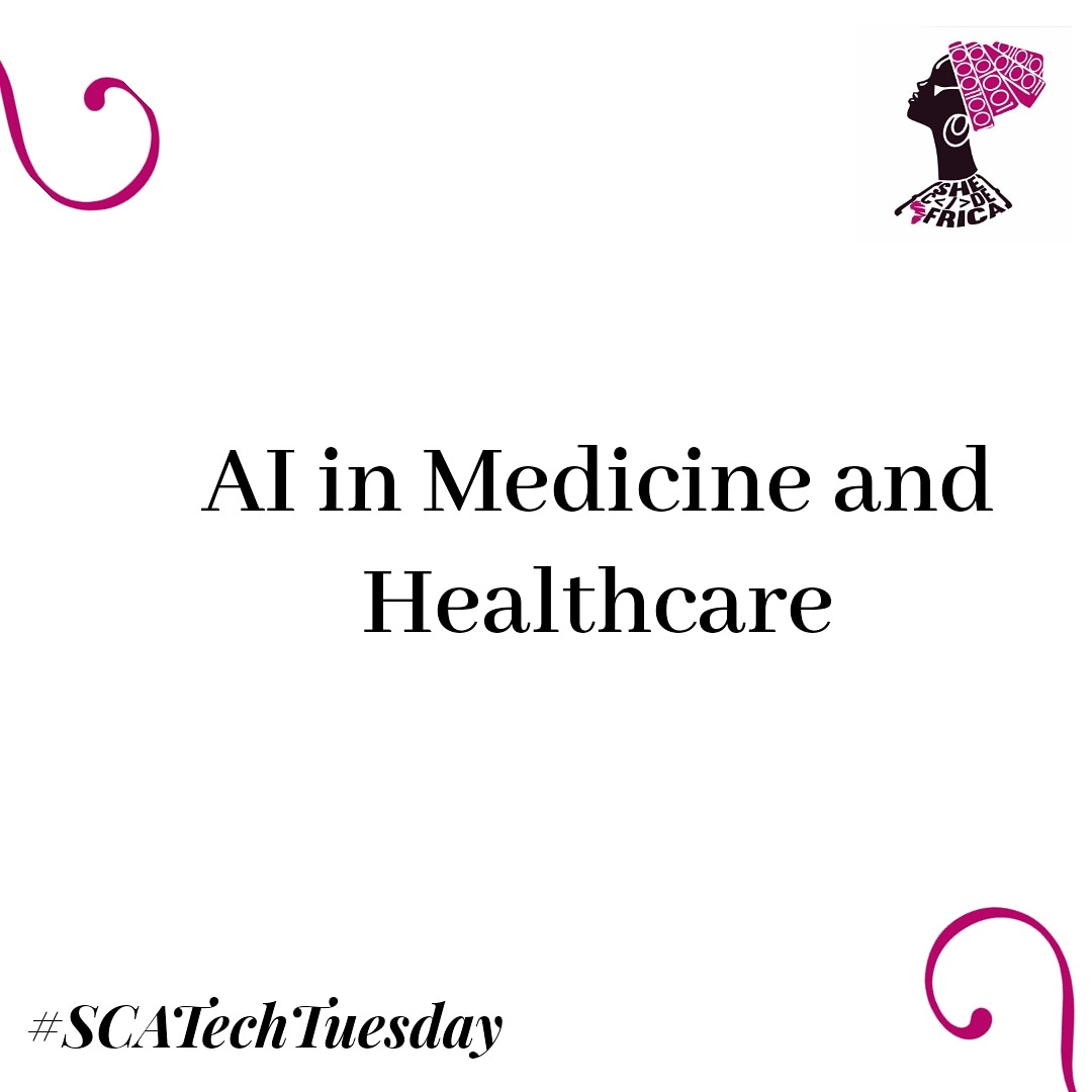 SheCodeAfrica's tweet photo. Here are common ways AI is changing healthcare now and will in the future
1. Managing Medical Records and Other Data
2. Doing Repetitive Jobs
3. Digital Consultation
4. Virtual Nurses
5. Health Monitoring
What other ways can AI improve the health care system?
#SCATechTuesday https://t.co/rDd2tgZGRA