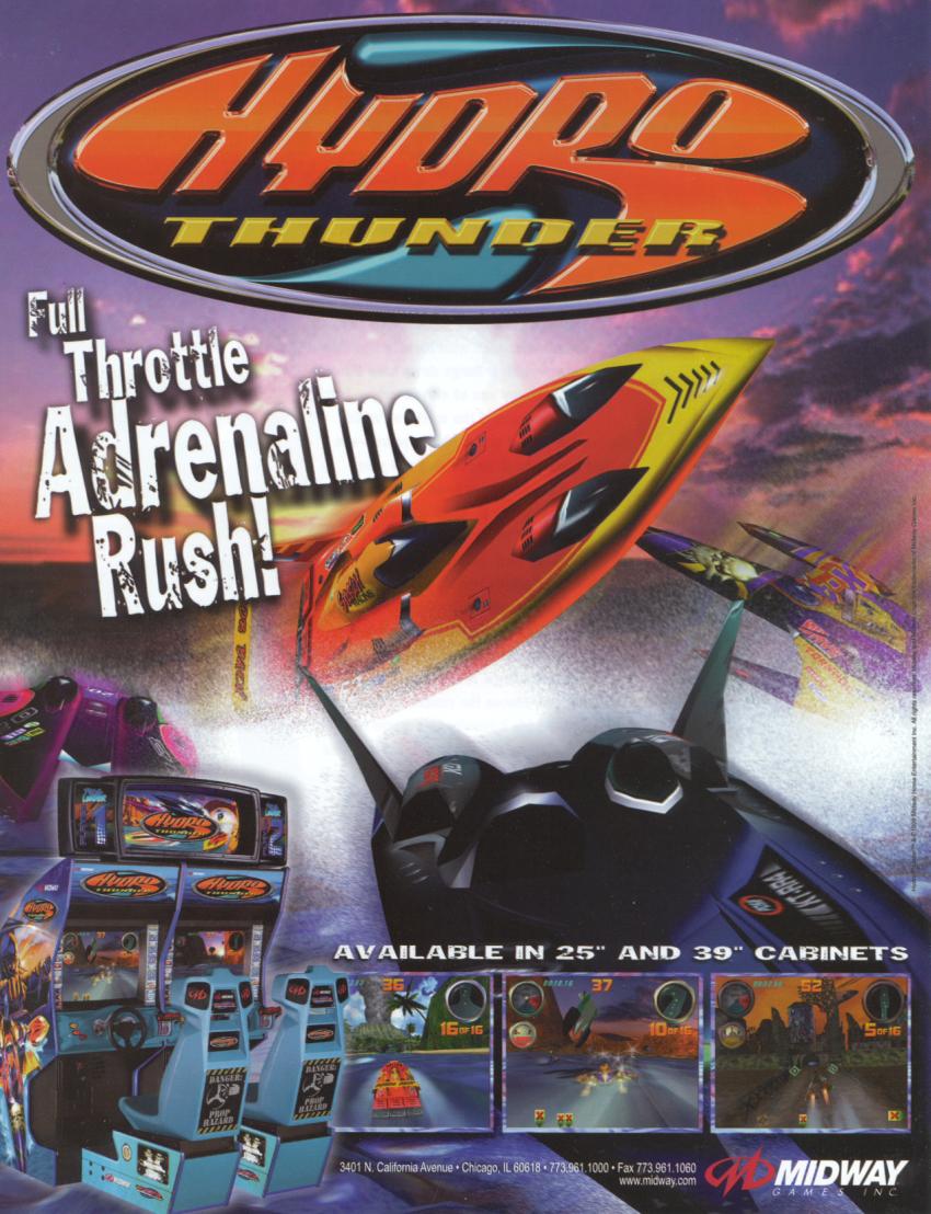 Nintendork9's tweet photo. Today's #AFOTD is Midway games Hydro Thunder released in March 1999 as a sit down #Arcade cab and later as an upright. It later that year came out on the #Sega #Dreamcast. The game features boat racing to the absolute extreme impossible physics (but so satisfying) #Retrogaming https://t.co/kqkRyQJKEX