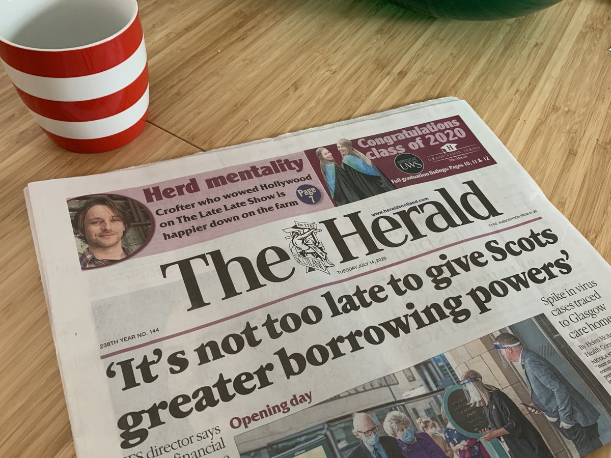 UniWestScotland's tweet photo. If you’re a #UWSGraduate2020, you’ll be able to find yourself in today’s @HeraldScotland and @TheScotsman 📰 🎓 https://t.co/zbhEZwl5ti