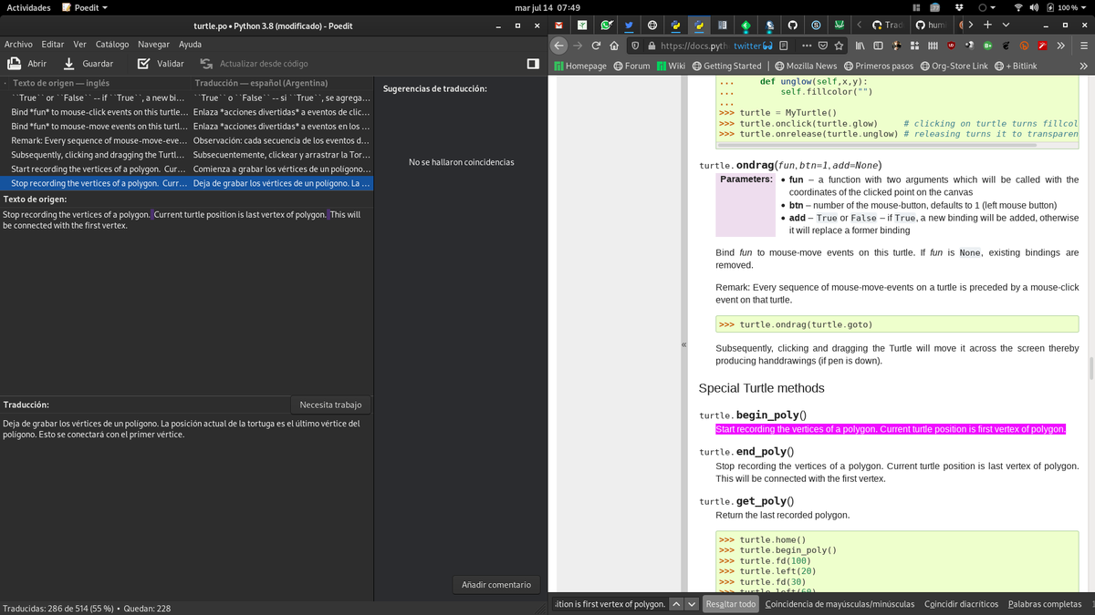 amaciel's tweet image. Se convirtieron el el sponsor oficial de mi parte de la traducción de los doc de #Python al español. Avanzo con ustedes mañana a mañana
#PythonDocEs
#AhoraDicen