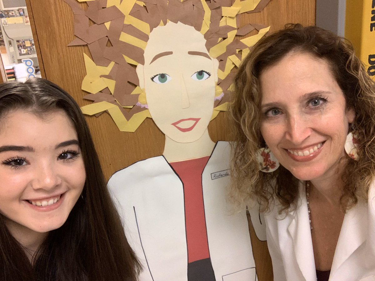 ISpeakScience's tweet photo. Love the door decoration my super talented daughter made for me last year. Will my students walk through that door this year?? https://t.co/hjikkzAenJ
