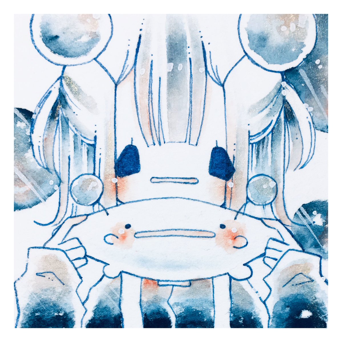 宇宙人にも家族っていう概念はある てふてふのイラスト