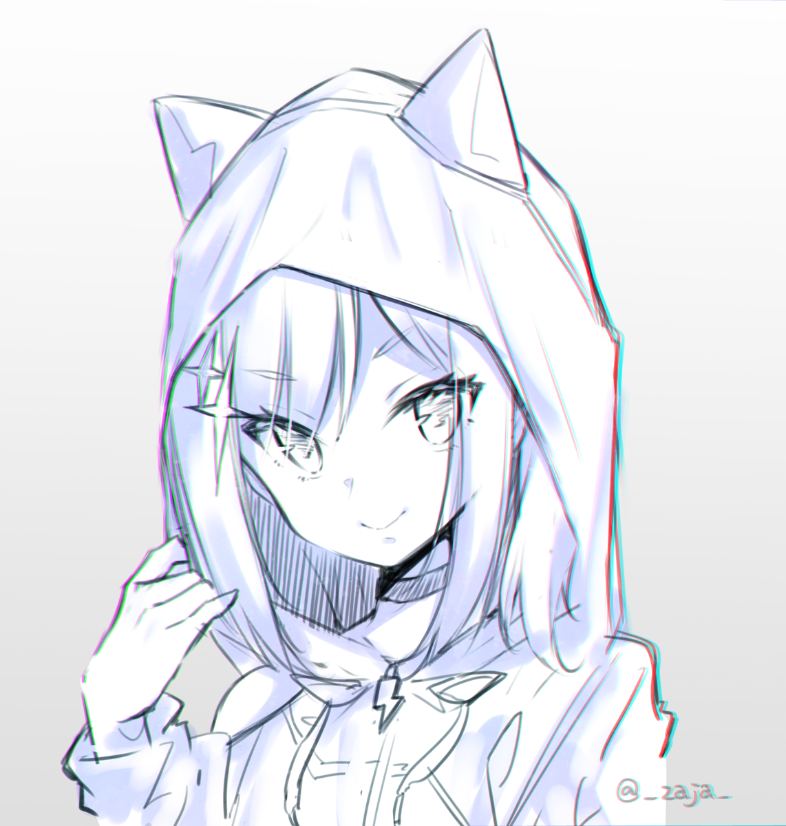「電子妖精落書き光矢輝()#かがこれ #電子妖精プロジェクト 」|三村ざじゃのイラスト