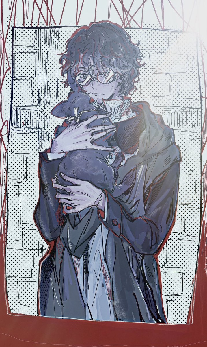 これは描いてから、「……ティーチャークラウスは"我々"なんて見ないな…」って思った絵 