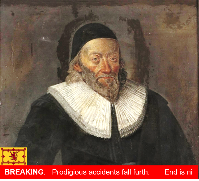 Yes, 2020 is a real shitshow of a year, but have you heard about Scotland in 1612? For a closer look, we now turn to our Kirk of Scotland history correspondent, David Calderwood. #OldWeirdScotland 1/7