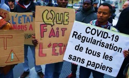 fm_lambert's tweet photo. Le #14juillet c’est la fête de la Fraternité 
La France 🇫🇷 doit s’en souvenir pour régulariser les #sanspapiers , nos sans-culottes de 2020 face à l’épidémie #Covid_19 https://t.co/RkX6owehss