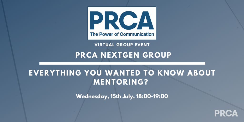 PRCA_HQ's tweet photo. Get to know the ins-and-outs of mentoring in our #PRCANextGen London Group free event this Wednesday.
π« https://t.co/Mcj2HIkP90 https://t.co/pyH5TAaikZ