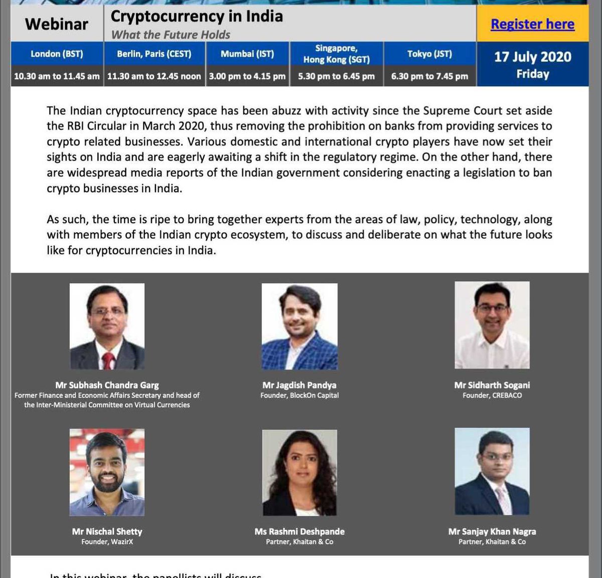 Big news for the Indian crypto ecosystem! #IndiaWantsCrypto