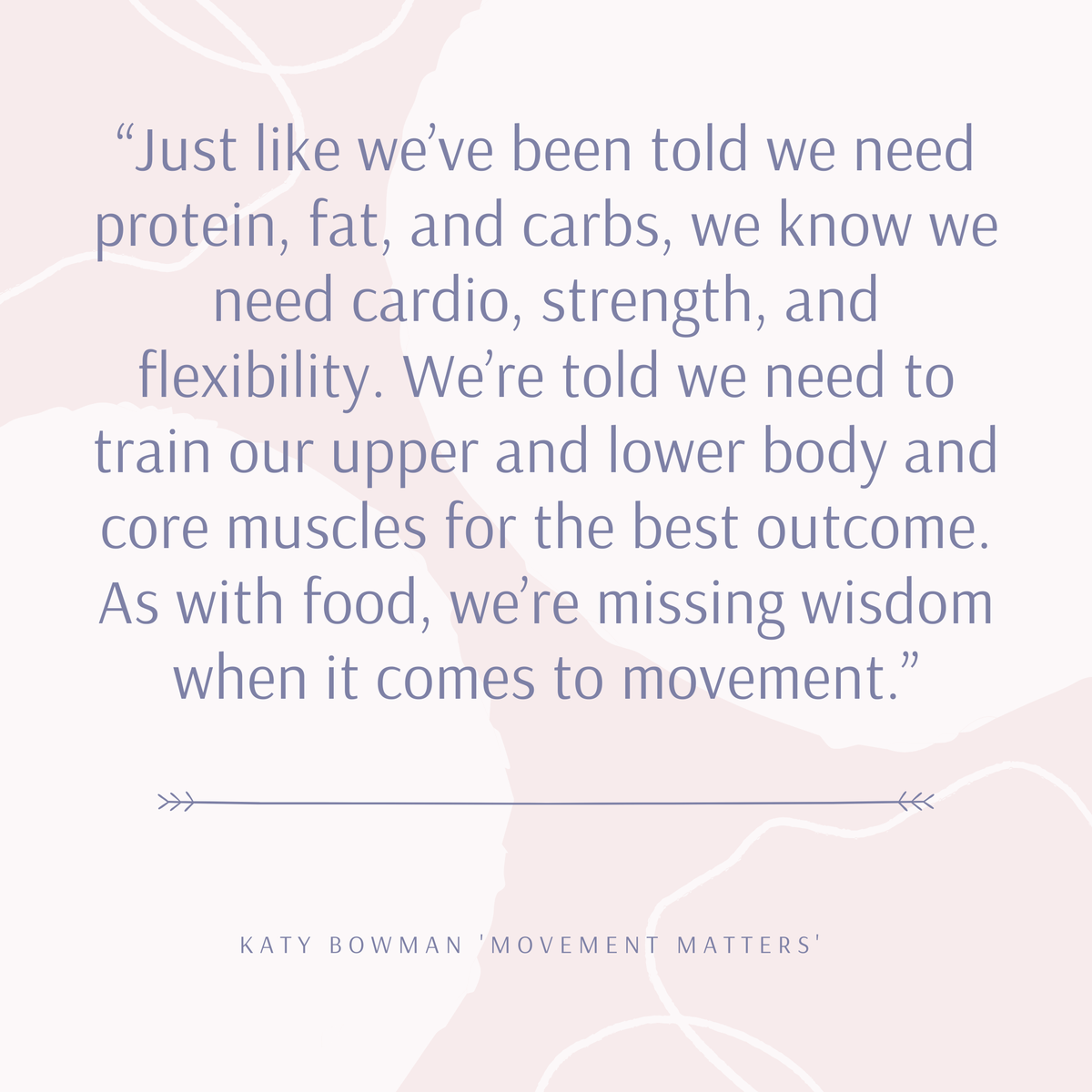 niddvalleyphys's tweet image. 𝕄𝕠𝕧𝕖𝕞𝕖𝕟𝕥

Is movement comparable with food? If we don&apos;t eat food that nourishes our bodies do we feel good or bad? If we don&apos;t move regularly or in the right way, do we feel good or bad? 

#movementmatters #nutritiousmovement #moveyourself