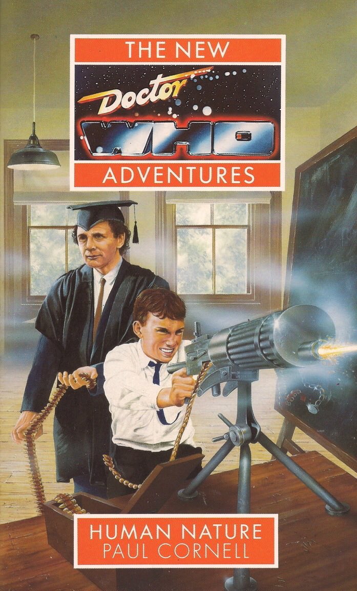 andwbcpodcast's tweet photo. We’re joining the #7thDoctor & Benny, reviewing the #DoctorWho New Adventure “Human Nature,” by Paul Cornell.
Published in May 1995, it was later reprinted in 2015 as part of the History Collection.
Web: https://t.co/XxBnlZOH4L
Apple: https://t.co/08xOTX2c1D
#DoctorofMine 📚 https://t.co/jFRVbEXE9x