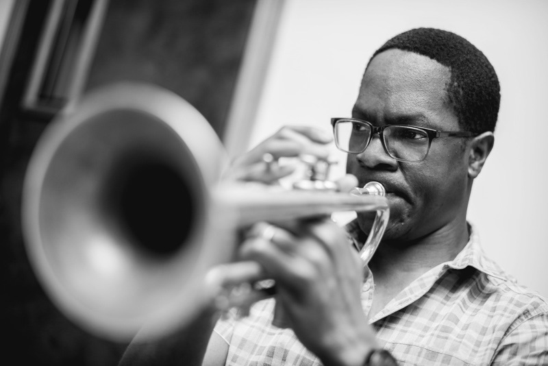 Co-Leader, Brandon Lee in studio recording 2nd album (June 2018) <a href="/bleejazz/">Brandon Lee</a>