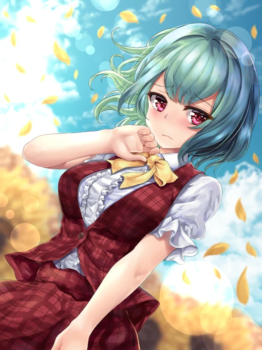 「かわいい…私が…?」
「……怖いじゃなくて…?」
#7月14日は風見幽香の日 
