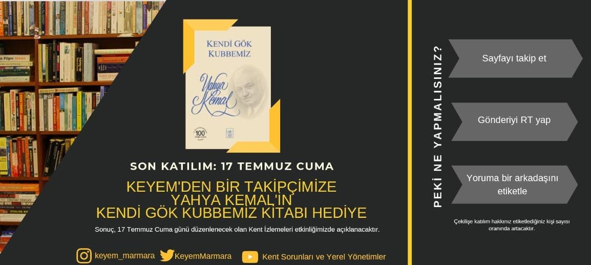 KeyemMarmara's tweet photo. Değerli takipçilerimizden bir kişiye Kendi Gök Kubbemiz adlı eseri hediye ediyoruz!

Twitter ve Instagram hesaplarımız üzerinden yapacağımız çekilişe katılmak için; 

✔Bu sayfayı takip etmeniz,
✔Bu gönderiyi retweetlemeniz,
✔Bir arkadaşınızı yoruma etiketlemeniz gerekiyor. https://t.co/n4XMgwQ8Zs