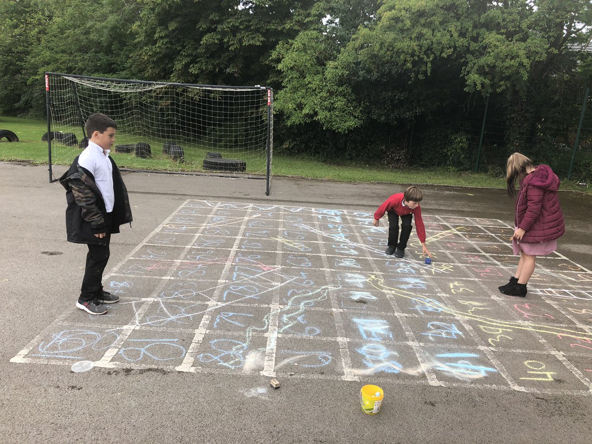 Indigo Bubble really enjoyed making and playing Snakes and Ladders in the playground. <a href="/MissRowe8/">Lindsey Rowe</a> <a href="/NorthManorAcad/">Northfield Manor Academy</a> <a href="/VicAcademies/">Victoria Academies Trust</a>