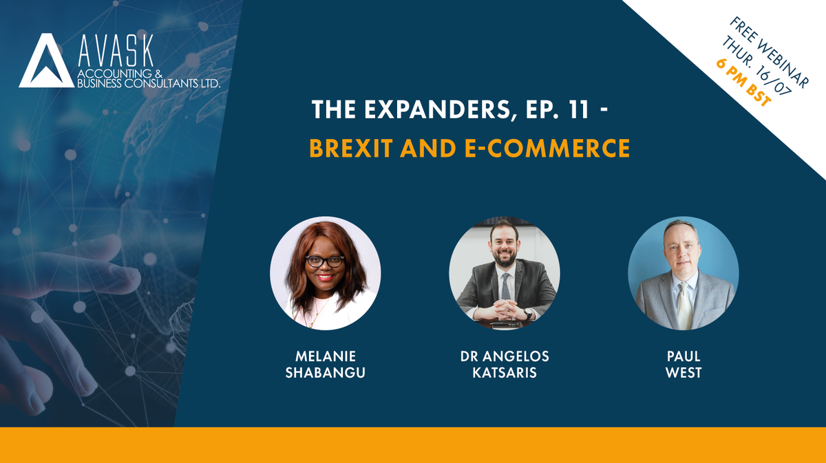 avaskgroup's tweet photo. Is your #Online business #Brexit ready? 

You are invited to attend the upcoming episode of #TheExpanders webinar series, going live on Thursday 16th July.

Register now: https://t.co/GPGz7QGsnp https://t.co/Pps9A5K0FX