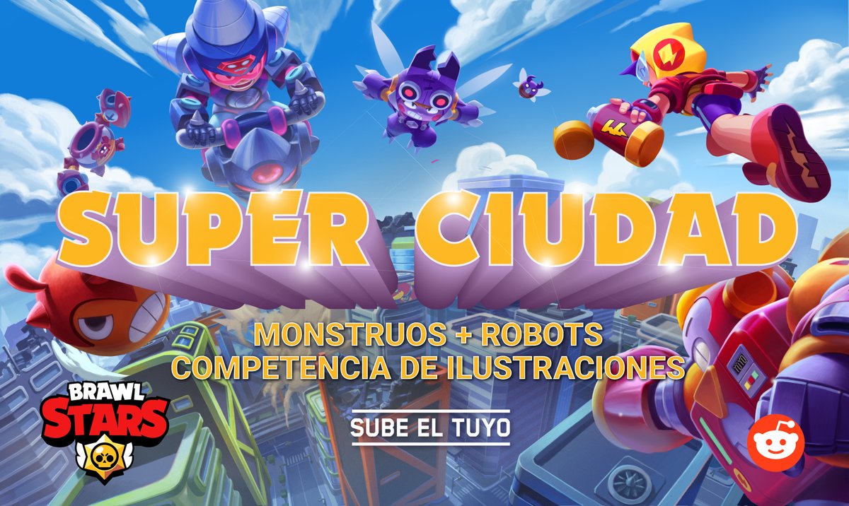 Convocamos a los artistas más profesionales en ilustración. Dibuja un estilo retro de Brawl Stars y gana gemas.
¡Hay demasiados talentos hispanos! 💪 Para saber más:
reddit.com/r/Brawlstars/c…
Incluso si no ganas puedes salir en Novedades ❤️  #FanArtPro