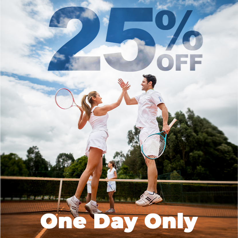 ONE DAY COURT SOCKS SALE!!! TODAY ONLY!! 
Sale includes: EDGE Court Socks, Pickleball Socks, and The Original Tennis Socks! Head over to thorlo.com to SHOP NOW!