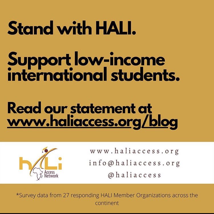 SMARTLiberia's tweet photo. Read more about the #HALIAccessNetwork, our views on the recent ICE/SEVP ruling, and the distinct barriers to education that HALI students face in our recent statement here: https://t.co/U0kmdYaXFk
#HALIAccess #InternationalAdmissions #AfricaistheFuture #ICE #SEVP #SMARTLiberia https://t.co/jMEyexMNvg