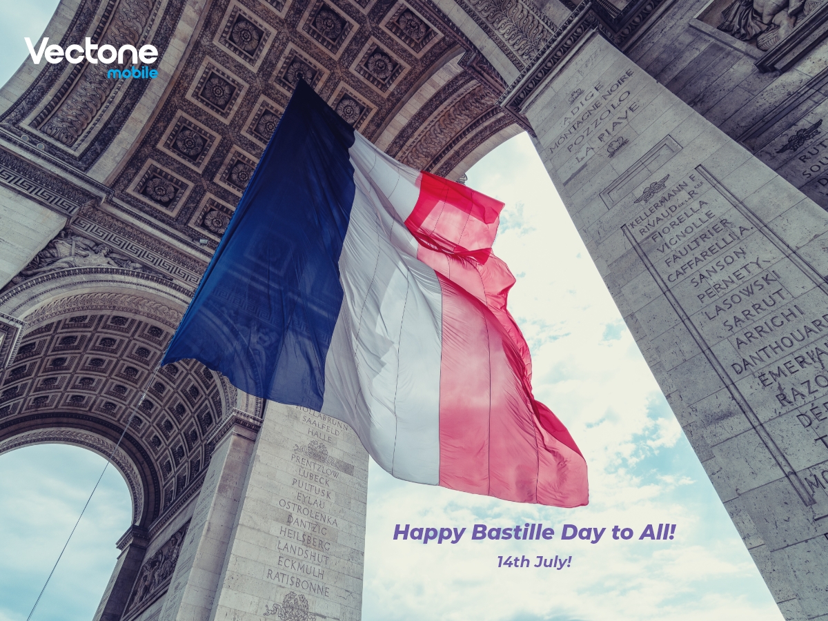 VectoneMobileUK's tweet photo. Vive la France!
Vectone wishes the people of France a Joyful National Day.
Bonne Fête Nationale!
 
#14juillet #BastilleDay #bastilledan #fetedelabastille #fetenationale https://t.co/P9T4iKriw6