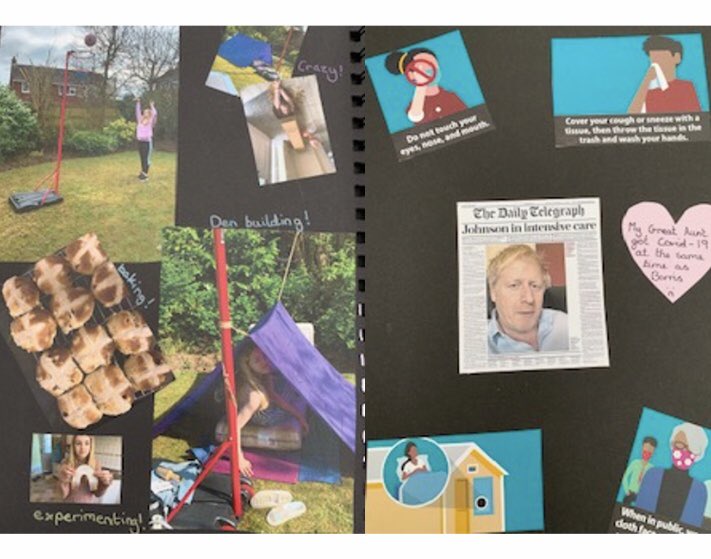 Kingsley_CP_Sch's tweet photo. Sharing Isobel’s ‘Lockdown Diary’ in Bubble 6. What an amazing piece of social history to treasure for years to come! https://t.co/GCQ7FFn4hz