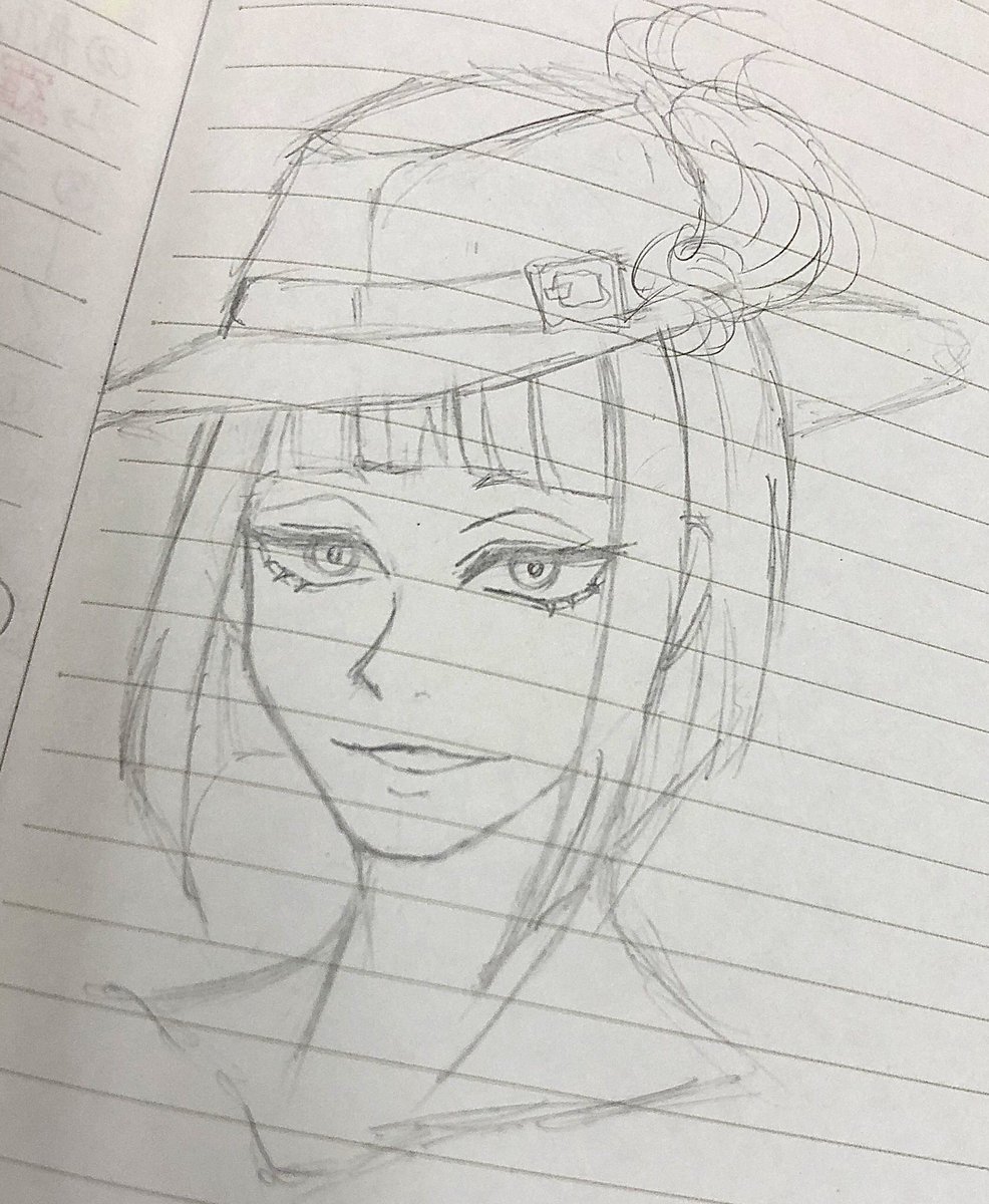 授業ノートにルークサン落書きしてた 