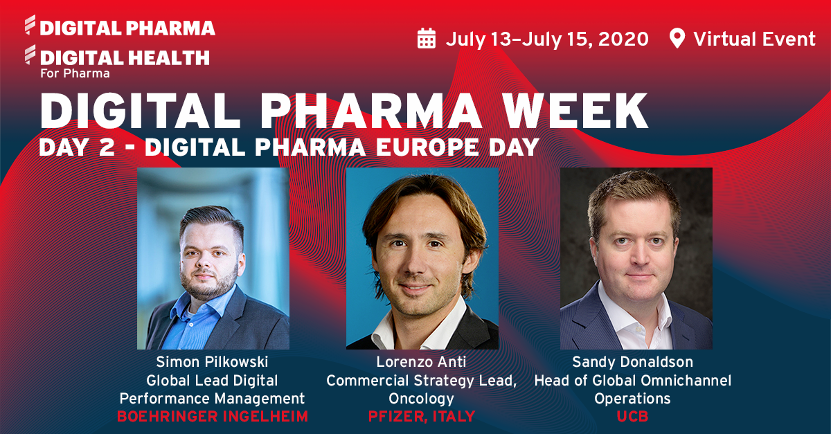 FiercePharmaMkt's tweet photo. Day 2 of Digital Pharma Week kicks off at 8:00AM ET with Digital Pharma Europe Day!
Register for free here: https://t.co/J3T5hj3VL0
We look forward to seeing you online soon!
#DPWeek #DigitalPharmaWeek #DigPharma #PharmaMarketing https://t.co/tIDqx96CUx