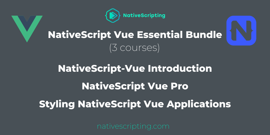 NativeScripting's tweet photo. These bundles are designed to take your existing #NativeScriptVue knowledge and teach you how to leverage patterns and practices to take your #NativeScript skills to the next level. π https://t.co/cnfEH2DxG7
#VueJs #Native #100DaysOfCode #javascript
#Angular #TypeScript #React https://t.co/s7HFq5hS1M