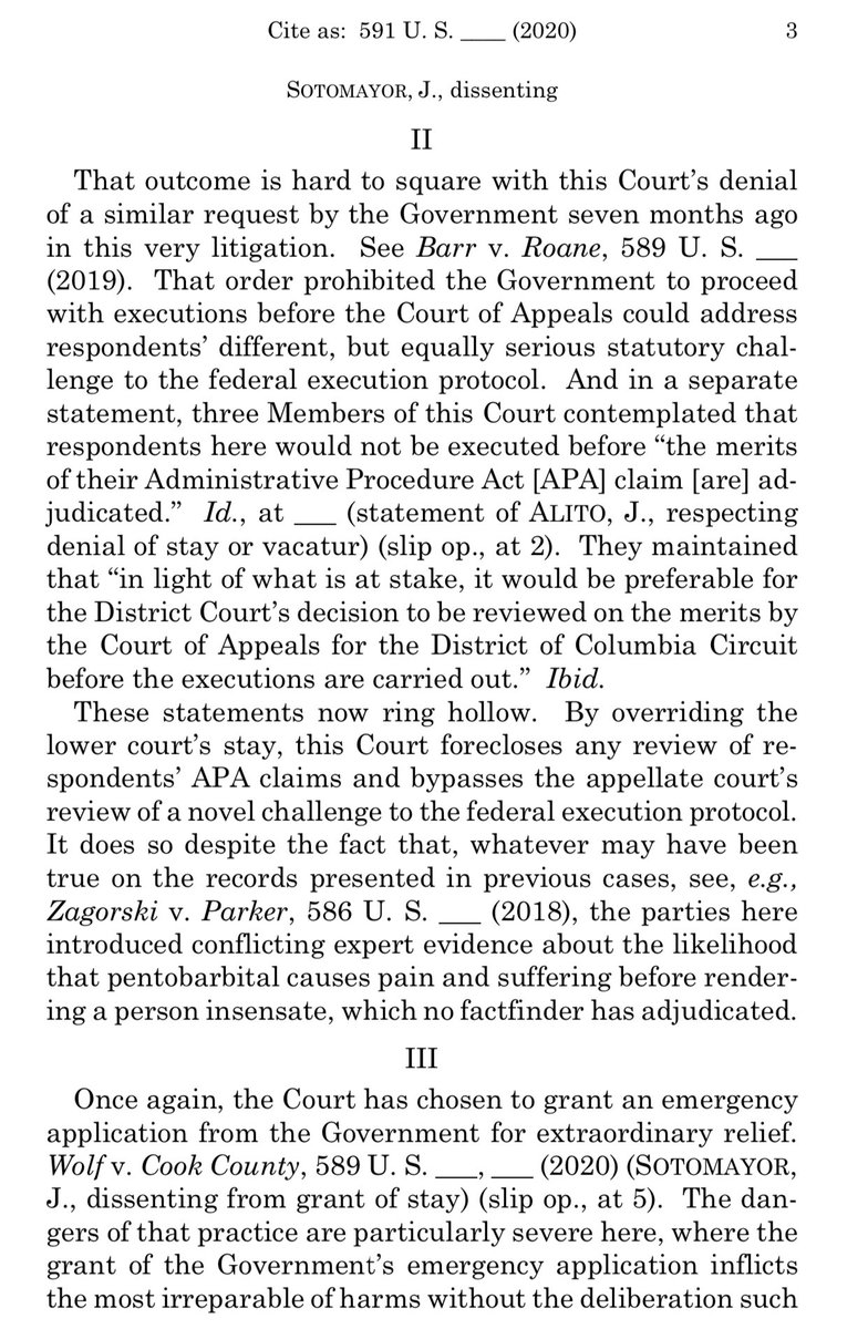 Justice Sotomayor’s dissent is worth reading in full, as it gets to exactly what’s so jarring about this ruling:
