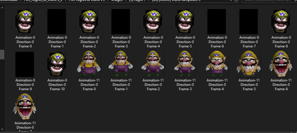 DailyFnaw's tweet photo. Did you know? In the FNAW 3 files there was a possible unused wario jumpscare for the demo or unused for something else. https://t.co/beTBMMbvAD
