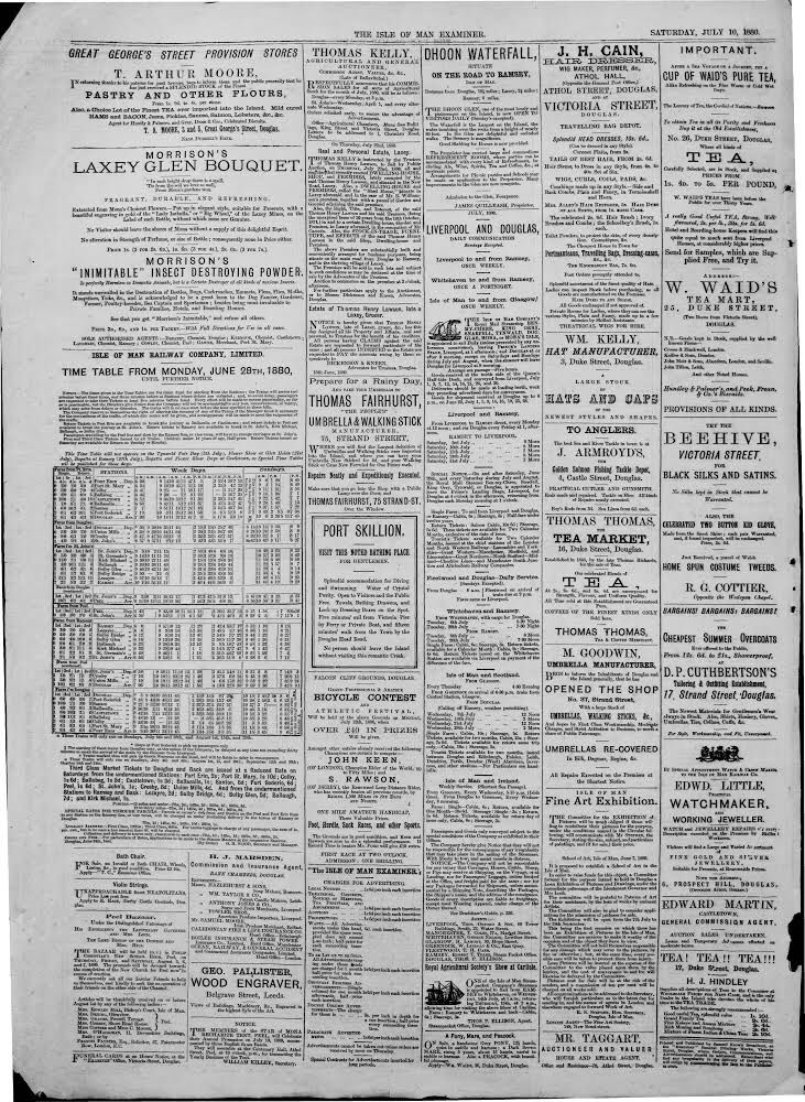It’s our 140th anniversary 🇮🇲🗞 The Isle of Man Examiner has been bringing you trustworthy local news for 140 years 🎉 Take a look at the first publication back in 1880 👀