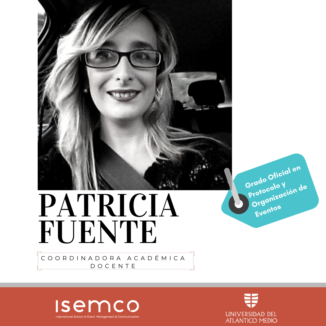 isemcospain's tweet photo. Conoce a nuestros profesores del #Grado Oficial en Protocolo y Organización de Eventos de la Universidad del Atlántico Medio. Cada semana seguiréis conociendo a los profesionales que imparten clases en nuestras instalaciones. #WeAreEvents #Formacion #Eventos #ISEMCO #UNIDAM https://t.co/y5cdYmatTM
