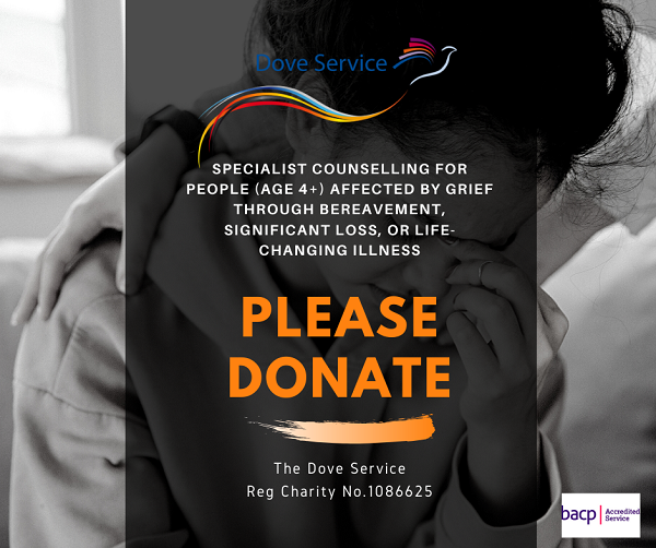 TheDoveService's tweet photo. We need to raise £50K over the coming months to be able to continue providing #Grief #Counselling to children & adults - can you #Helpusfly and make a donation?
Donate HERE today >> https://t.co/zTGjZsAtxD
#Charity #GivingTuesday #Bereavement #Loss https://t.co/TPRayPtvh5