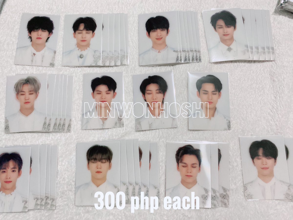 HELP RTONHAND SEVENTEEN JAPAN DOME TOUR TRADING CARDS300 php eachDM ME**put emojis/stickers on the cards you want to avail & dm me.