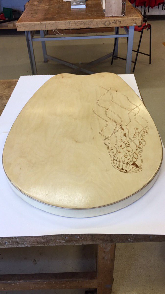 A little project of my daughter’s; to design and make a plastic free body board that rides as close as possible to a commercial foam one while not being too complex or expensive. This design uses a recycled cardboard honeycomb inner for buoyancy and strength with a plywood shell.