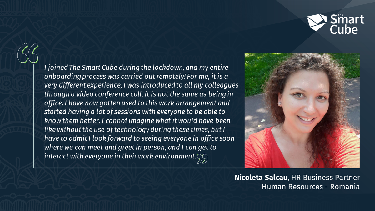 TSCinsights's tweet photo. Nicoleta joined us during lockdown as part of our HR team. Whilst she's met everyone virtually she can't wait to meet some real life humans in our Romania office soon! #LifeAtTSC #LockdownStories https://t.co/3pdrb1NuPh