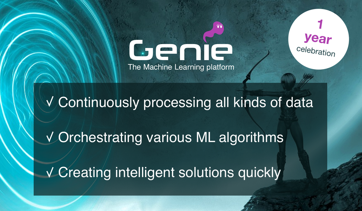 Kentivo_com's tweet photo. One year ago we announced our AI platform Genie. Looking back Genie really came out of the bottle! Making a solution to create (Dutch) content, predict Product Life Cycles, finding red flags and negotiation patterns in contracts, are just a few of the wishes that came true! https://t.co/vjBKktIEYd