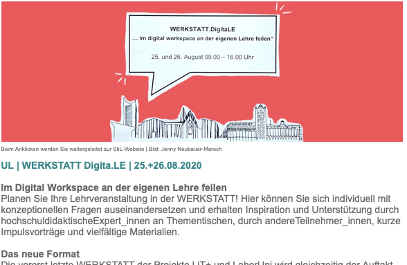 HD_UniLeipzig's tweet photo. #Newslettertime "Neues aus #LaborUni &amp; #LiTplus"
mit #WERKSTATTdigitaLE, #Lehrpreis|e @UniLeipzig, digitale #Prüfungen @Uni_Moodle, fachspezifische digitale #Hochschullehre u.v.a.m.
Webansicht (Newslettertogo): https://t.co/23PzbXd71x 
Newsletteranmeldung: https://t.co/LbSLUlwNU6 https://t.co/z4G8MYBDgR