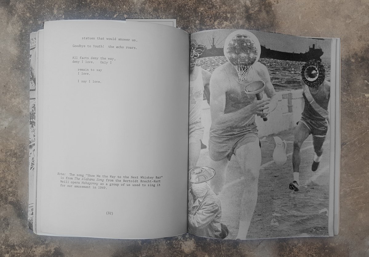 heretikradikal's tweet photo. Our pleasures now are fires in which we burn
until we taste the mortal ash.
—#RobertDuncan, Goodbye to Youth,
in 1959 (1972) Caesar's Gate. poems 1949-50
*img #JessCollins past-up for Caesar's Gate book collaboration with Robert https://t.co/98BBQqYkZ0