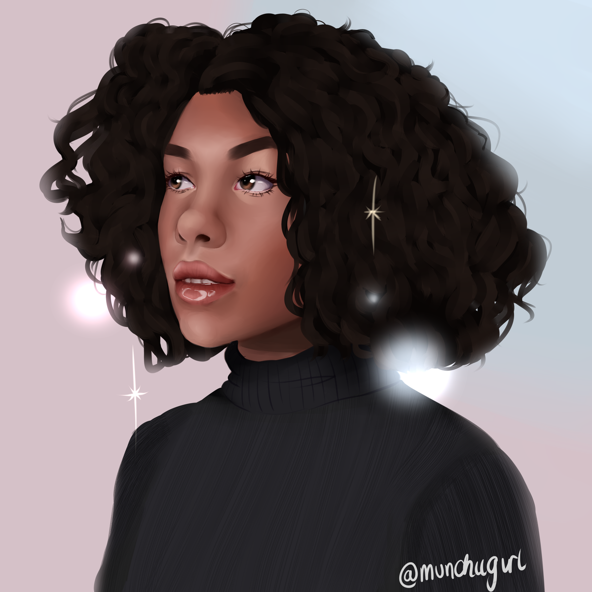 MunchiiGirl's tweet photo. Took me awhile to jump on to this tag, always behind on the trends 👌
I'm Munchii, I like drawing/painting pretty girls and making things look shiny 'n sparkly

#NobodyArtistClub #IAMSomebodyArtistClub https://t.co/bU0aBtFpwW