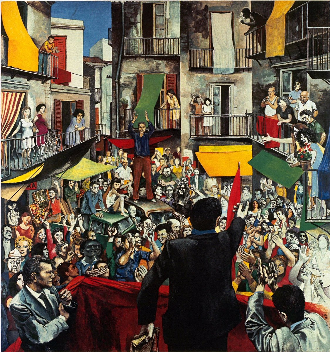 Louis_Allday's tweet photo. Renato Guttuso (1911-1987) - anti fascist partisan, life long member of the Italian Communist Party and incredible artist. https://t.co/xB6p8WxbrU