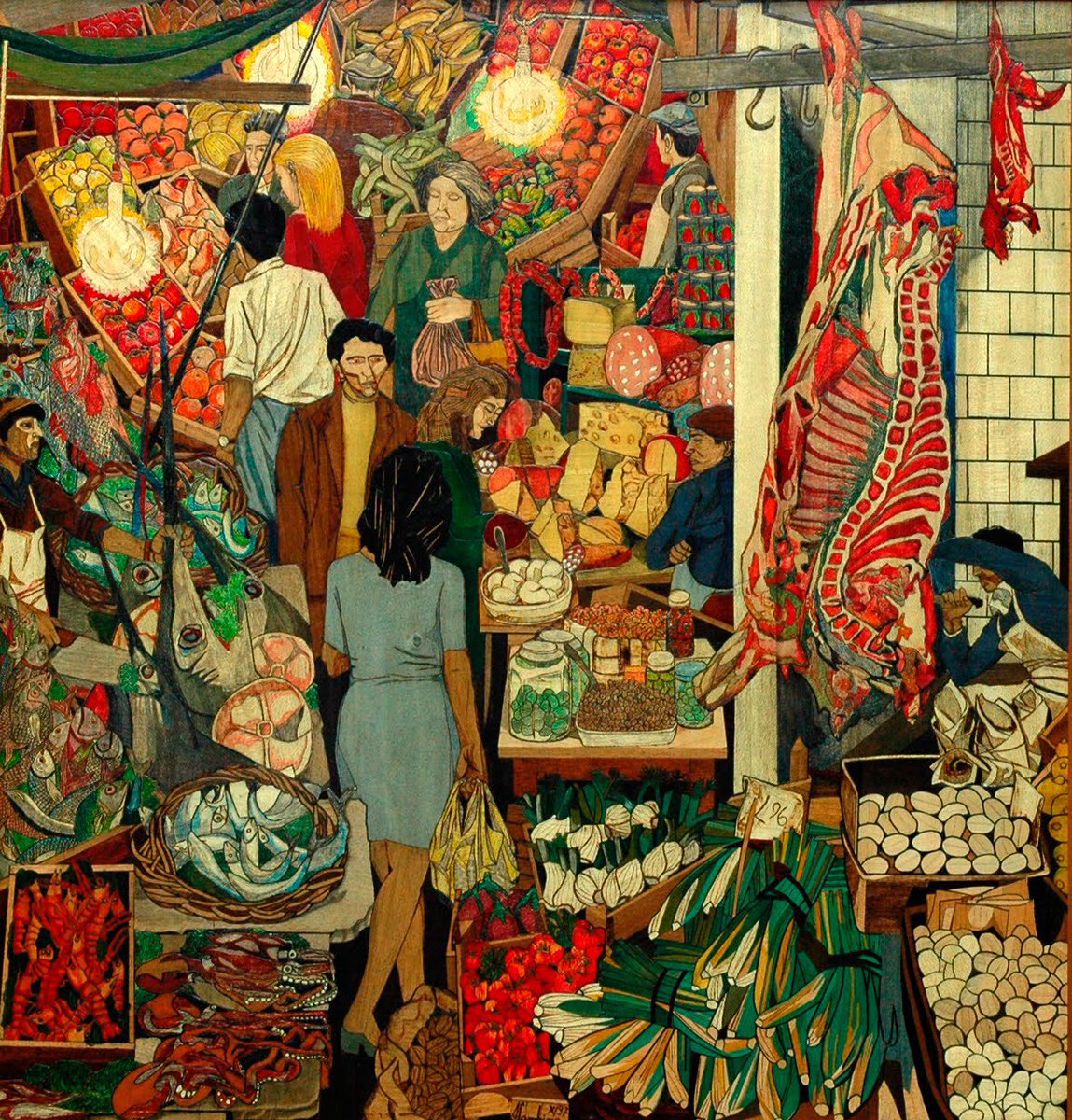 Louis_Allday's tweet photo. Renato Guttuso (1911-1987) - anti fascist partisan, life long member of the Italian Communist Party and incredible artist. https://t.co/xB6p8WxbrU
