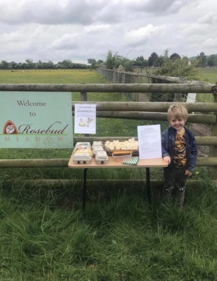PhilipSerrell's tweet image. This is Harry - he is 5 and runs a little honesty shop near to my Saleroom. Someone has stolen his money and his stock. They will probably be too ashamed to return either but if they get to read this I hope it costs them a few nights sleep.